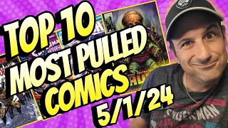 Top 10 Pulled Most Comic Books 5/1/24 A Slow Week for New Comic Books