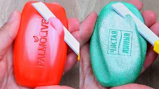 Relaxing Soap Cutting ASMR. Satisfying Soap and lipstick cutting. Corte de jabón - 756