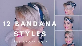 12 Bandana Styles for Short Hair