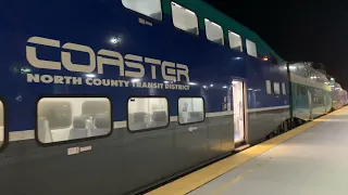 Ocbus Nctd Breeze Amtrak Coaster @ Metrolink Trains At San Clemente And Oceanside 5/8/24