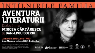 Întîlnirile „Familia”: Mircea Cărtărescu în dialog cu Dan-Liviu Boeriu