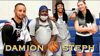 📺 Damion Lee workout x Stephen Curry x Cameron Brink w. trainer Brandon Payne (by @ShotsByChubbs)