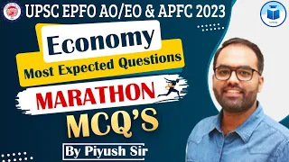 UPSC EPFO AO/EO | APFC | Economy | 100 Most Expected Questions | MCQs | EPFO Complete Course