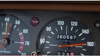 Peugeot 604  V6 - driving scenes up to 180 km/h