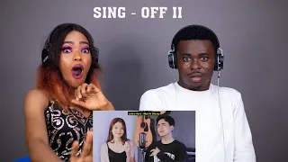 OUR FIRST TIME HEARING SINGOFF TIKTOK SONG II (Mirriam Eka vs Reza Darmawangsa) REACTION