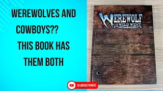 Werewolf the Wild West unboxing and first impressions #werewolftheapocalypse #ttrpg #dyslexia