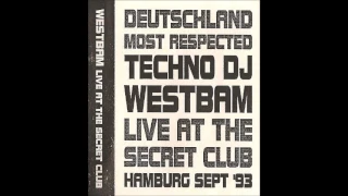 Westbam @ the secret club, hamburg sept 1993