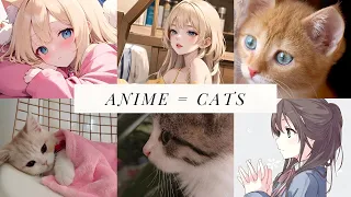 Anime characters are actually …Cats?! 🤯