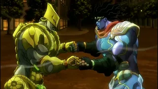 Dio vs Jotaro (Jojo bizzare adventure) Face off x scary garry