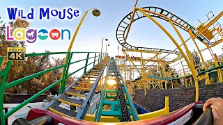 Wild Mouse Roller Coaster On Ride 4K POV Lagoon 2023 09 29