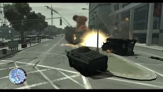 GTA 4 TBOGT - APC Rampage + Six Star Escape Part.01