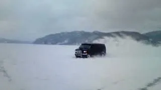 Ford Econoline 350 on ice