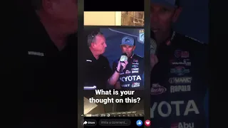 Iaconelli goes off about local fisherman fishing during his tournament