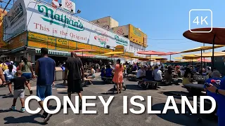 NEW YORK CITY Walking Tour [4K] CONEY ISLAND