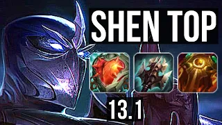 SHEN vs SION (TOP) | 9/1/12, 1.9M mastery, Legendary, 400+ games | EUW Master | 13.1