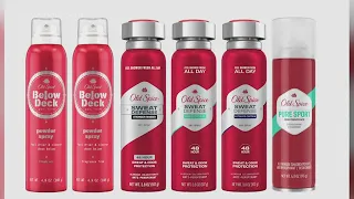 Old Spice, Secret taking aerosol deodorant off shelves due to potential cancer-causing products