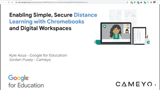 Cameyo & Google for Education - Enabling Simple, Secure Distance Learning