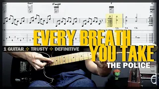 Every Breath You Take | Guitar Cover Tab | Standard Tuning Chords Lesson | BT w/ Vocals 🎸 THE POLICE