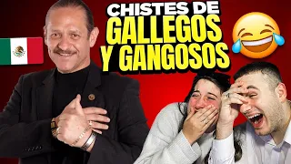 🇪🇸 GALLEGOS REACCIONAN a CHISTES de GALLEGOS y GANGOSOS de TEO GONZÁLEZ 🇲🇽😂 **mueren de risa**