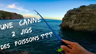 2 JIGS, une CANNE, des POISSONS!!!