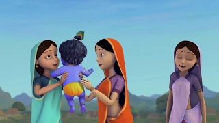 Little Krishna || Damodar Lila || Little Krishna Cartoon || Hindi || Puu Zan