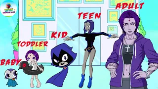 Teen Titans Characters Grown Up Evolution