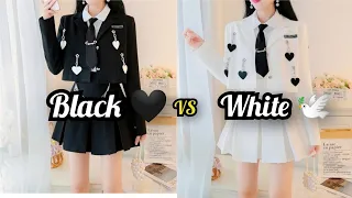choose your favorite color black 🖤 or white 🕊️