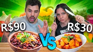 Comida Vegana de Aplicativo Caro VS Barato com a Samanta