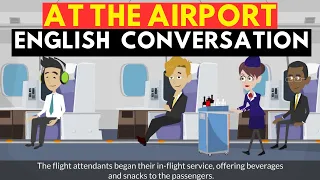 At the Airport English Conversation I Practice Daily English