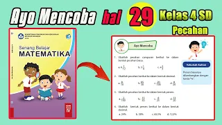 Ayo mencoba  matematika kelas 4 hal 29 - pecahan