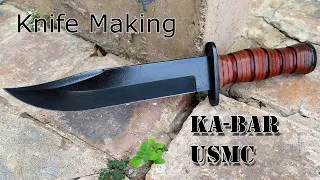 Knife Making: Ka-Bar USMC (Combat knife)