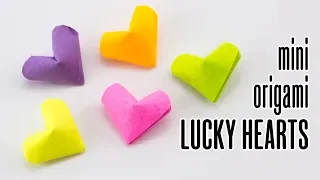 3D Origami Lucky Heart Tutorial - DIY Hearts - Paper Kawaii