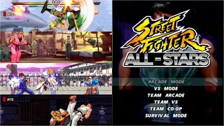 Street Fighter All-Stars All Rage and Super Moves