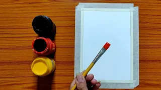 Simple Painting Ideas for Beginners Poster/ Acrylic Painting Tutorial/ step by step