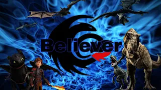 Multifandom HTTYD - GOT - JW [ Believer - Spanish Versión ]