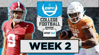 Reacting to No. 1 Alabama vs. Texas +Week 2 Highlights | The College Football Show