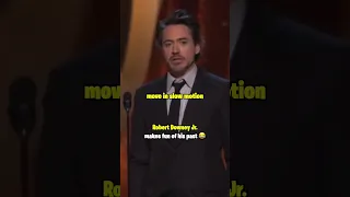 Robert Downey Jr. Makes Fun Of His Past 😂