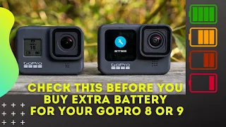 How to extend your battery life for Gopro Hero 8 and 9 with a simple trick!