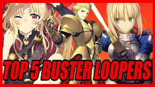 Top 5 BUSTER AOE Servants! (Fate/Grand Order)