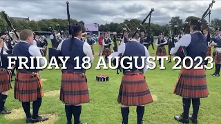 World Pipe Band Championships 2023 - Friday 18 August Grade 1