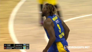 ALBA Berlin - Maccabi FOX Tel Aviv 89-95: Jalen Reynolds (17 points)