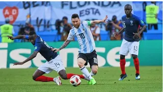 Lionel Messi vs France. World Cup 2018. English Commentary.