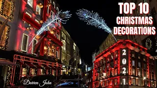 Top 10 Christmas Decorations London 2021