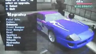 GTA San Andreas Car Tuning on PS2