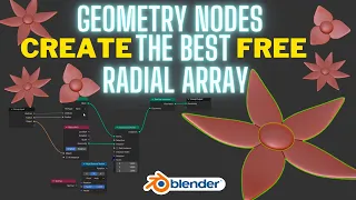 The best free radial array - Using Geometry Nodes