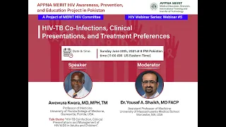 HIV-TB Co-Infections, Clinical Presentations, and Treatment Preferences - MERIT HIV Webinar 5