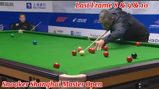 Snooker Shanghai Master Open Ronnie O’Sullivan VS Ali Carter ( Last Frame 8 & 9 & 18 )