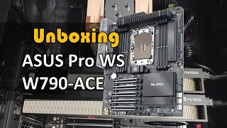 ASUS Pro WS W790-ACE Motherboard Unboxing