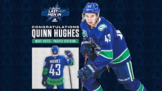 Canucks Defenceman Quinn Hughes Added to 2020 NHL All-Star Game