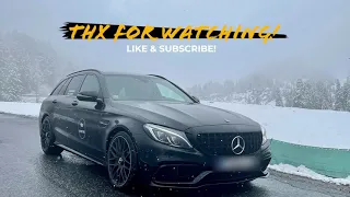 Brutal Mercedes C63s AMG / Accelerations / Drive by / Drifting on SPRING EVENT 2022!